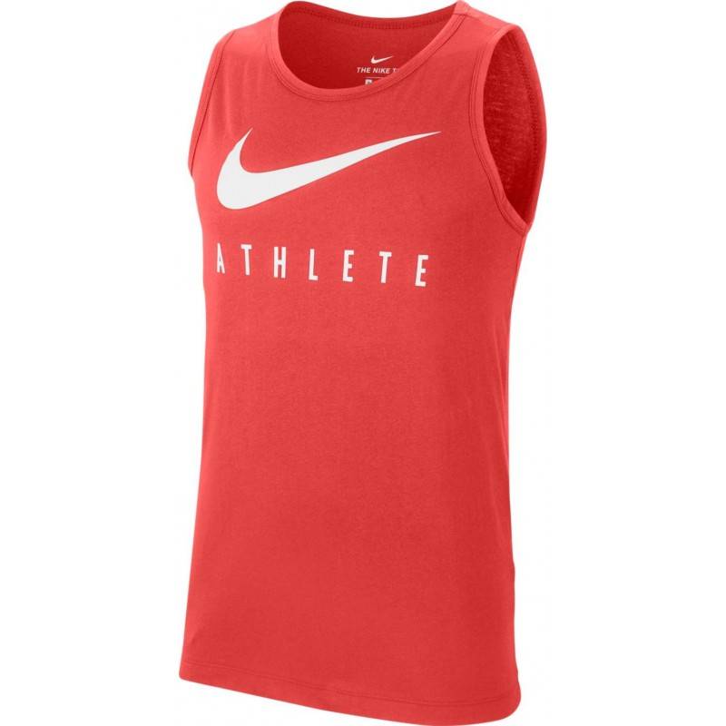Man Top Nike Swoosh Athlete - red