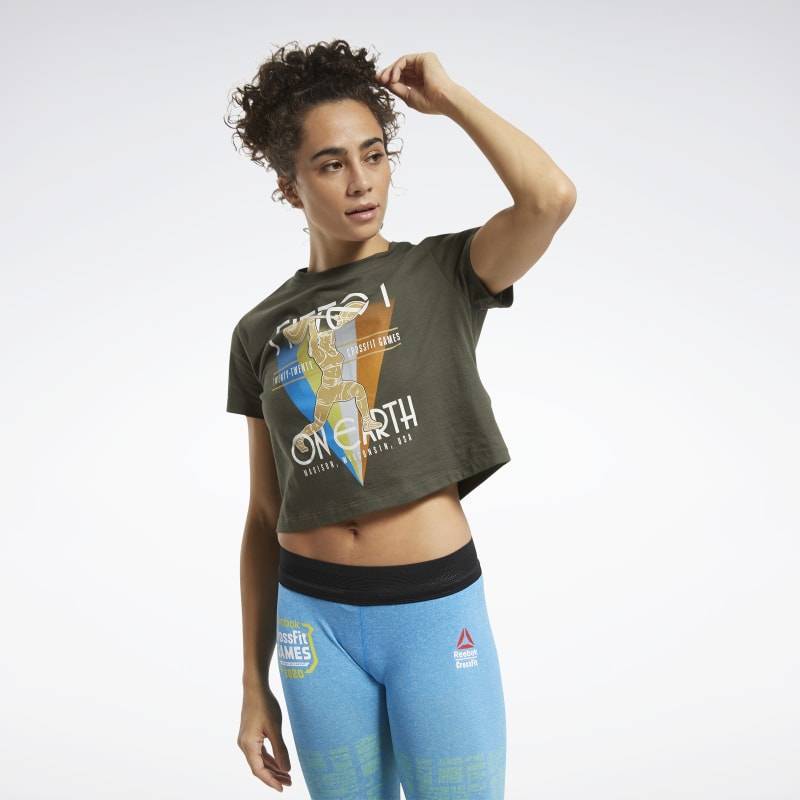 Woman T-Shirt Reebok CrossFit Fittest On Earth Tee - FS7616