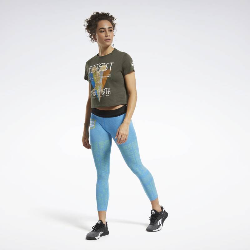 Woman T-Shirt Reebok CrossFit Fittest On Earth Tee - FS7616