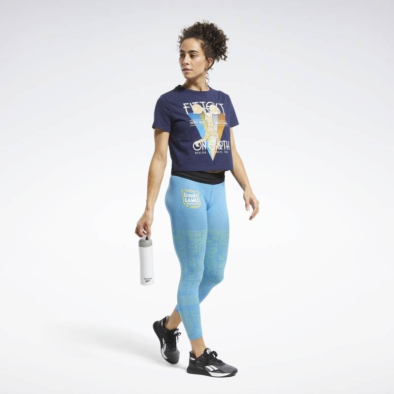 Woman T-Shirt Reebok CrossFit Fittest On Earth Tee - FU2176