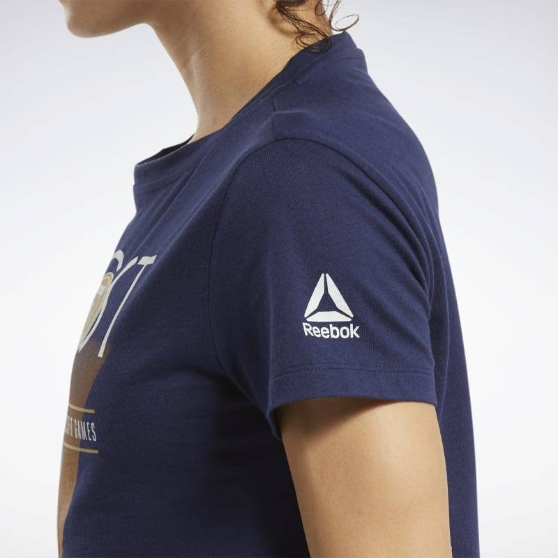Woman T-Shirt Reebok CrossFit Fittest On Earth Tee - FU2176