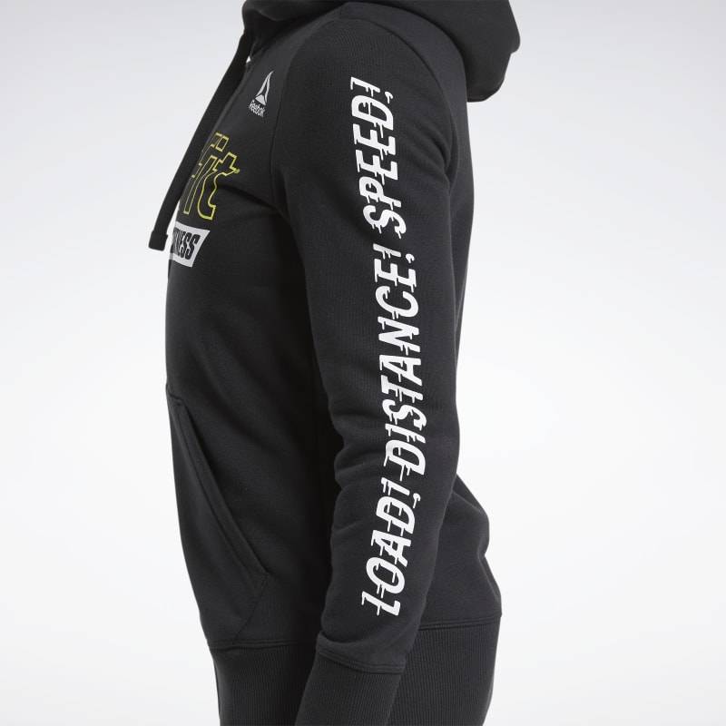 Damen Sweatshirt Reebok CrossFit FEF Graphic Full Zip - FU2552