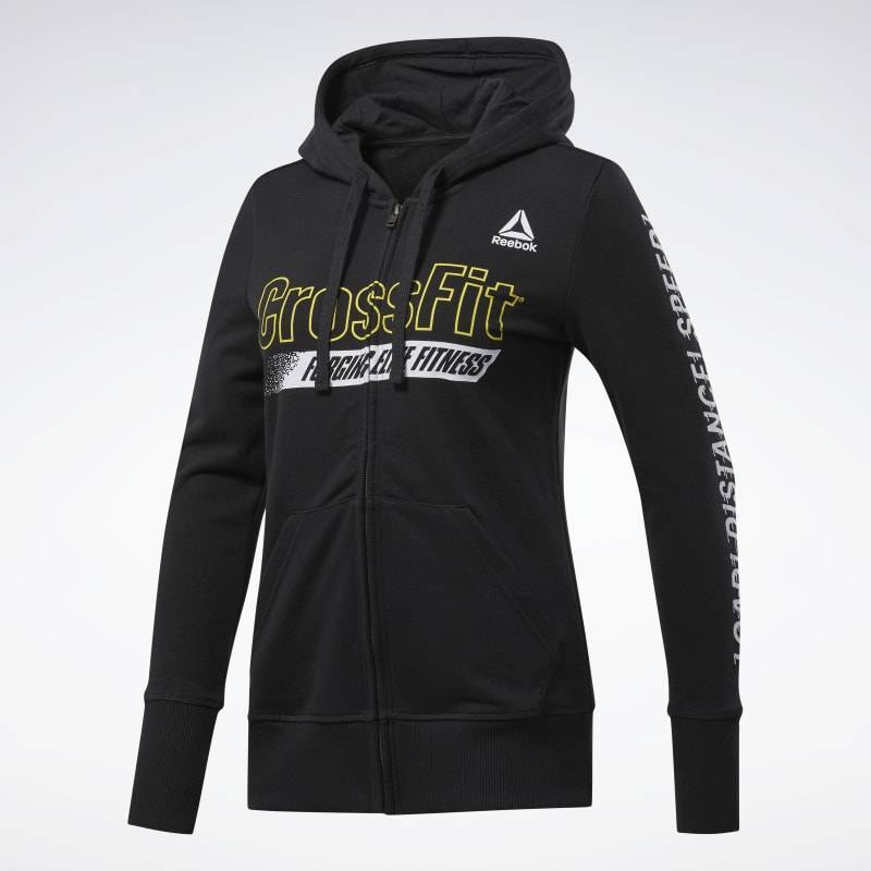 Damen Sweatshirt Reebok CrossFit FEF Graphic Full Zip - FU2552