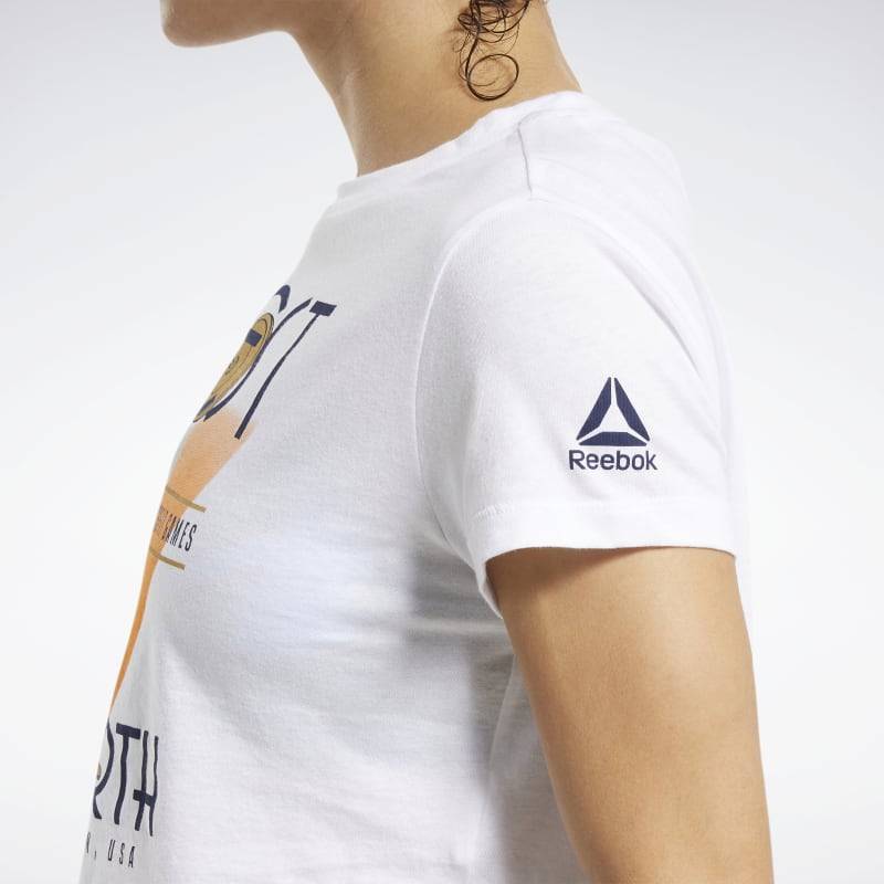 Woman T-Shirt Reebok CrossFit Fittest On Earth Tee - FU2177