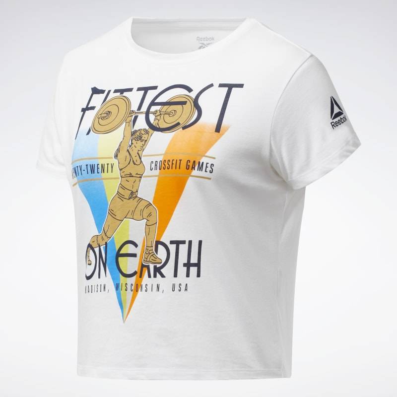 Woman T-Shirt Reebok CrossFit Fittest On Earth Tee - FU2177