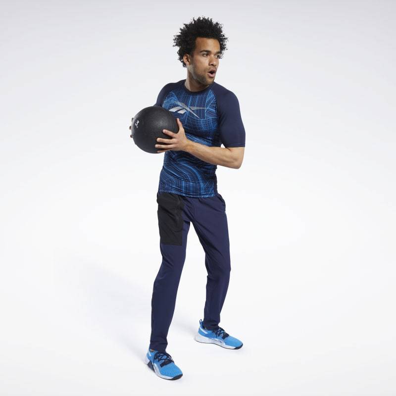 Man compression T-Shirt TS AOP SS - FU2989