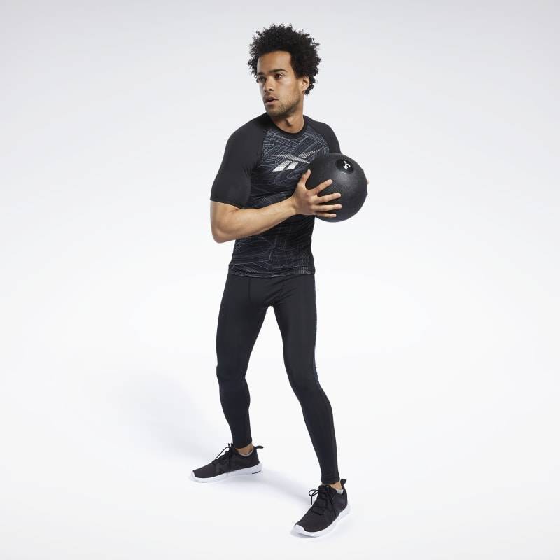 Man compression T-Shirt TS AOP SS - FS8579