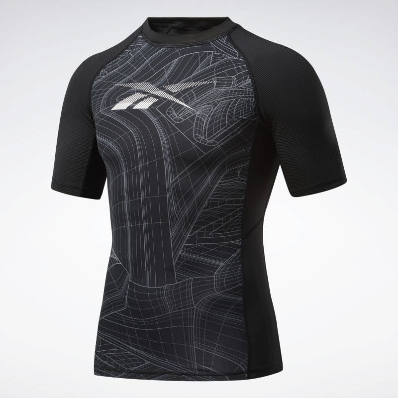 Man compression T-Shirt TS AOP SS - FS8579
