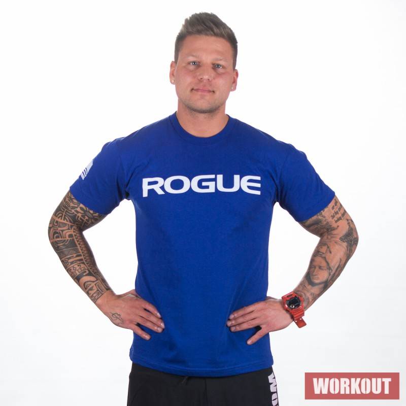 Herren T-Shirt Rogue Basic - blau
