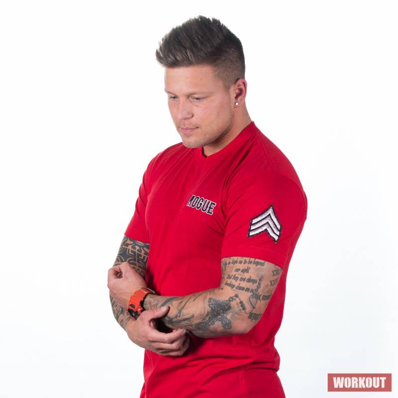 Herren T-Shirt Rogue International - rot 