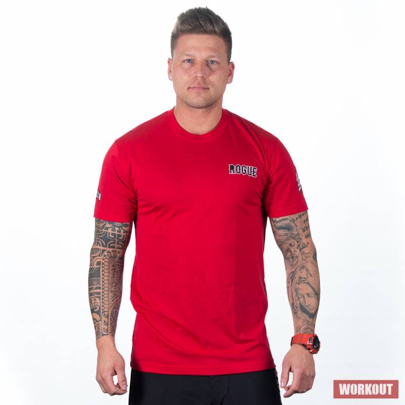 Herren T-Shirt Rogue International - rot 