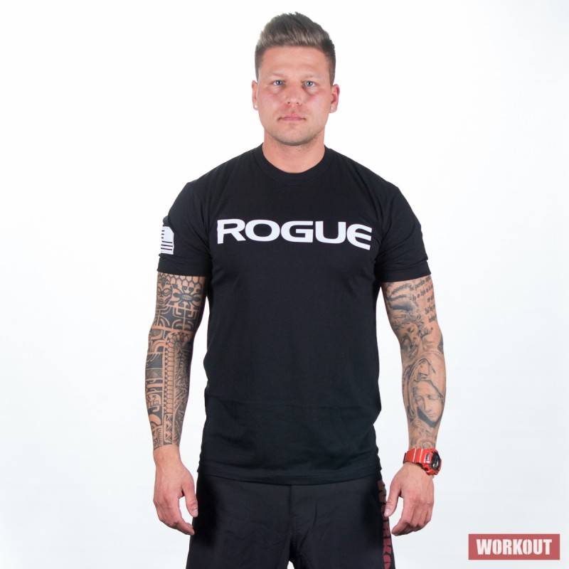 Herren T-Shirt Rogue Basic - schwarz