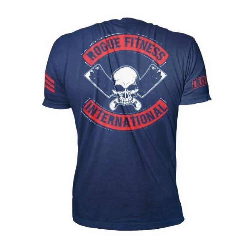 Man T-Shirt Rogue International blue