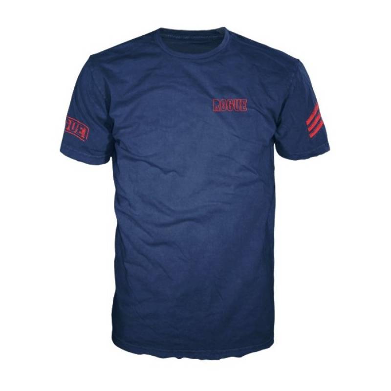 Man T-Shirt Rogue International blue