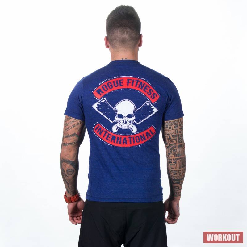Man T-Shirt Rogue International blue