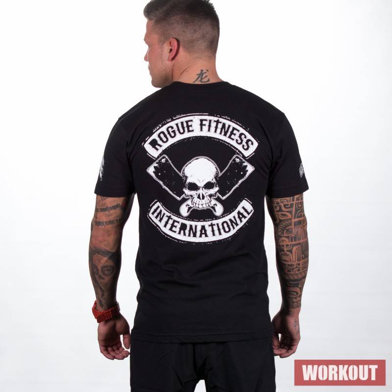 Man T-Shirt Rogue International black-white