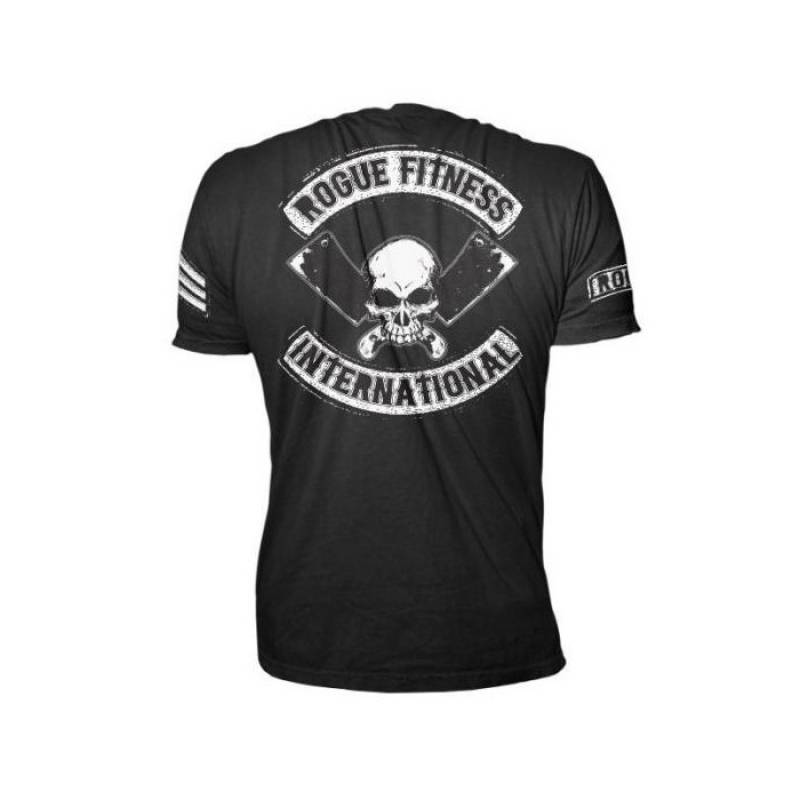 Herren T-Shirt Rogue International - schwarz/weiss