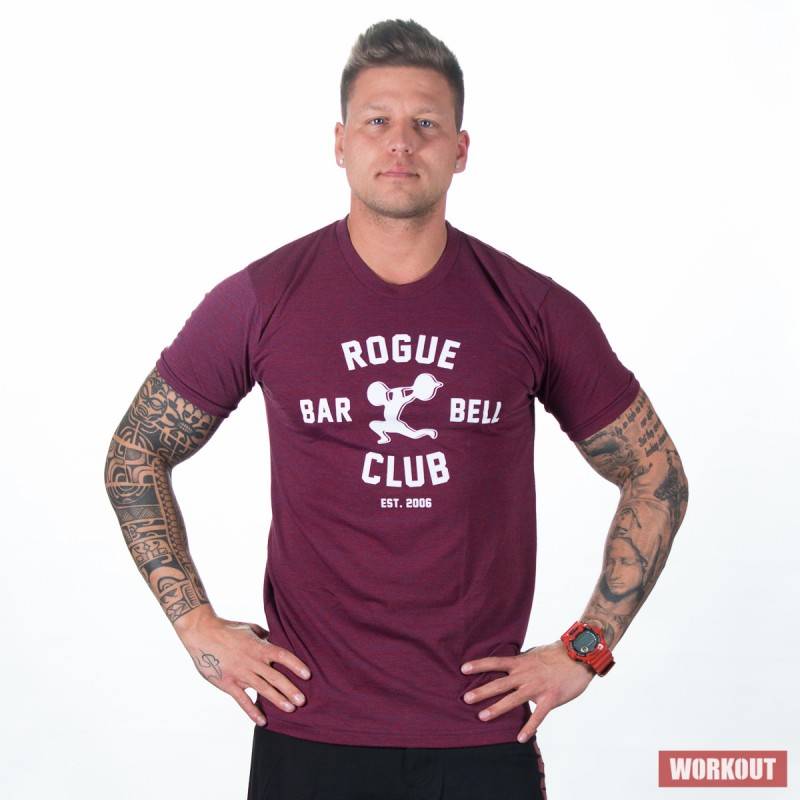 Pánské tričko Rogue Barbell Club 2.0 - fialové