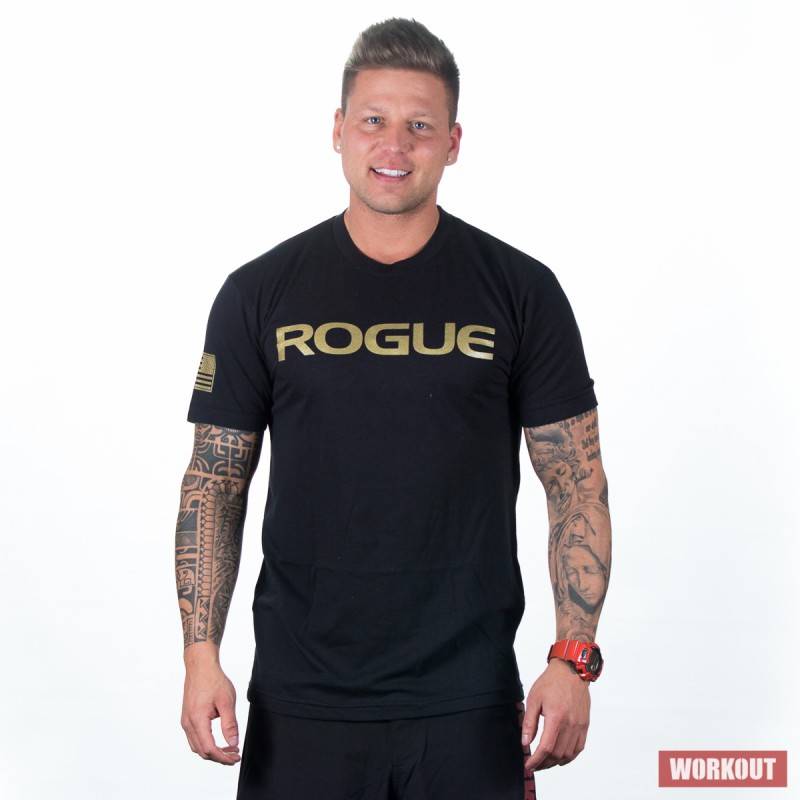 Herren T-Shirt Rogue Basic - gold