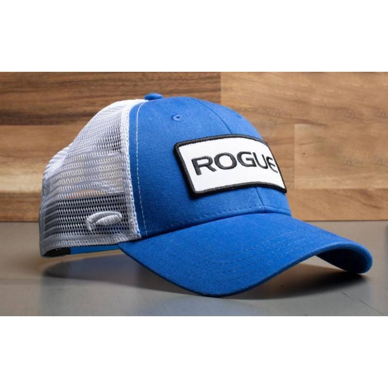 Cap Rogue Fitness Patch Trucker - blue/white