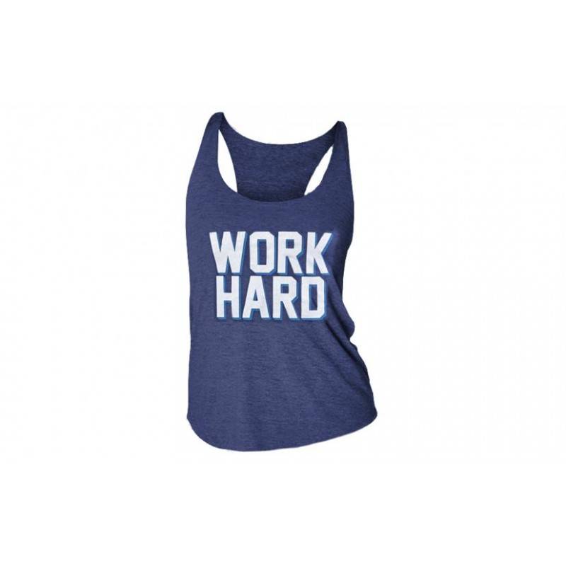 Rogue Work Hard Womens Tank Top - Blue