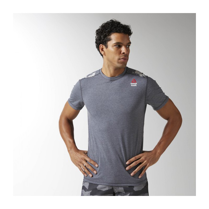 Pánské tričko CrossFit BURNOUT TEE SOLID BJ9847