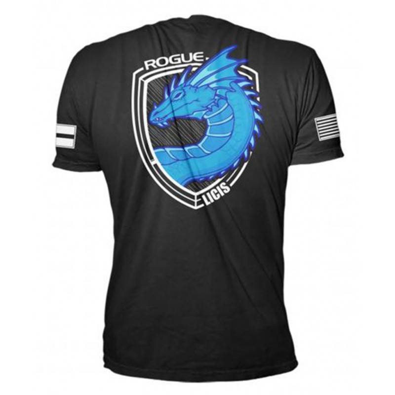 Herren T-Shirt Martins Licis - schwarz