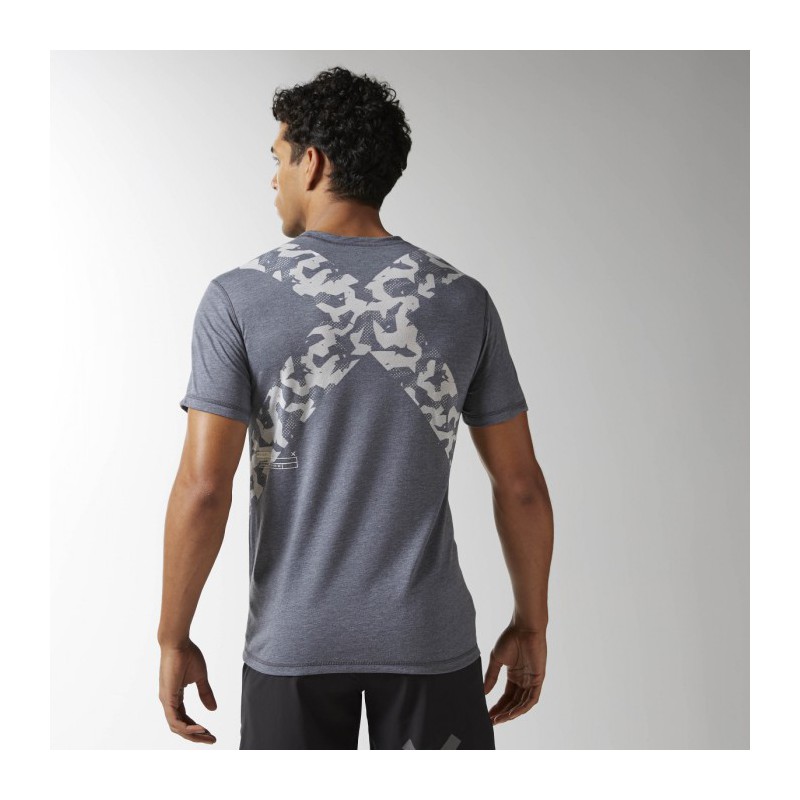 Pánské tričko CrossFit BURNOUT TEE SOLID BJ9847