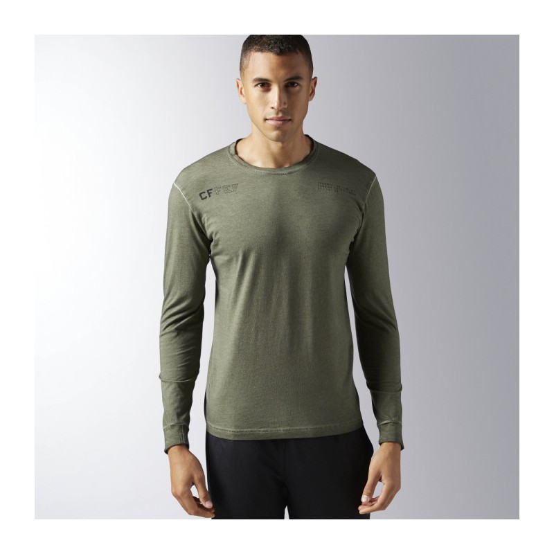 Pánské tričko CrossFit WASHED LONG SLEEVE BJ9849