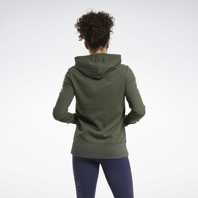 Woman hoodie Reebok CrossFit FEF Graphic Full Zip - FU2553