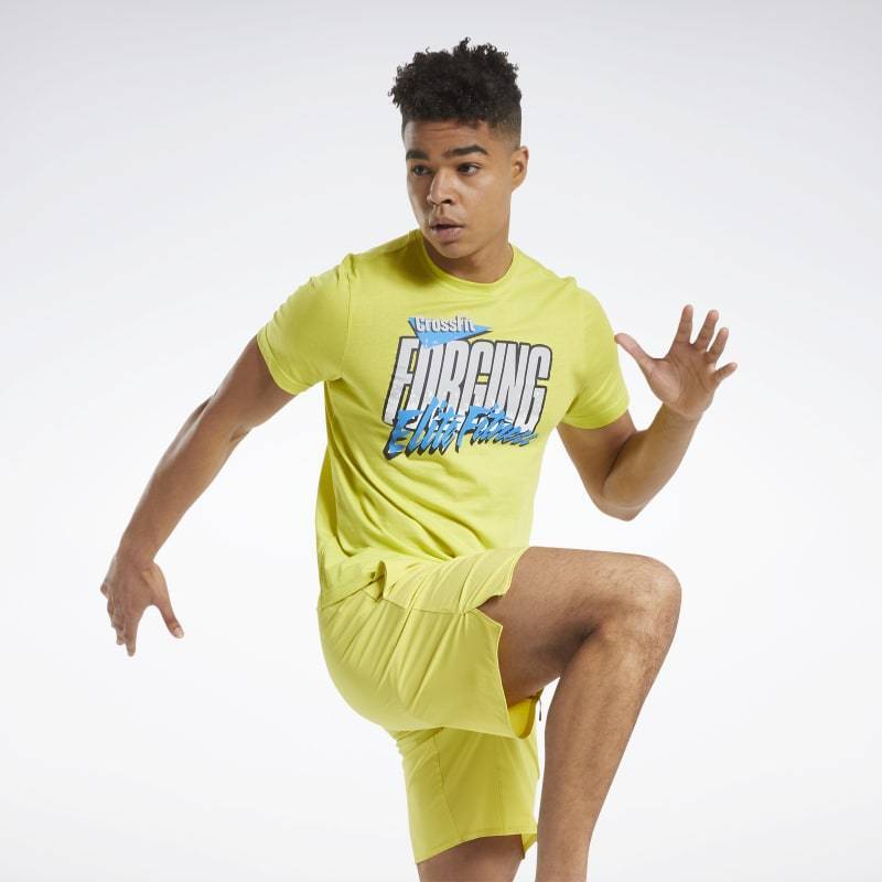 Pánské tričko Reebok CrossFit 90s Cali Tee - FU1867