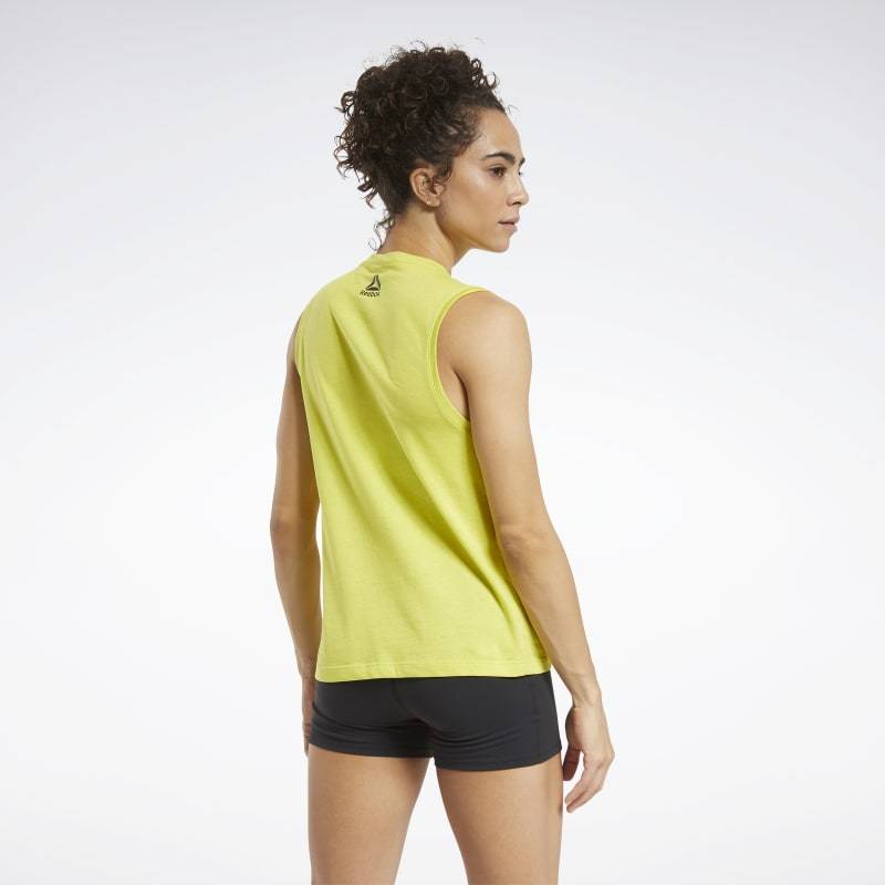 Woman T-Shirt Reebok CrossFit Tidal Wave Muscle - FS7608