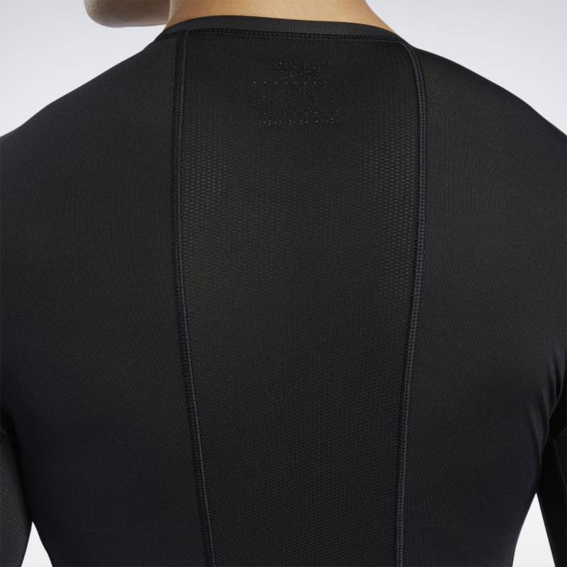 Man compression T-Shirt WOR R LO SLEEVE SOLID - FP9105