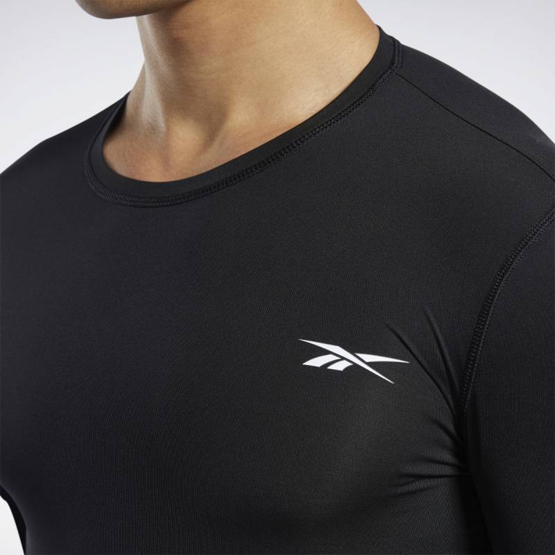 Man compression T-Shirt WOR R LO SLEEVE SOLID - FP9105