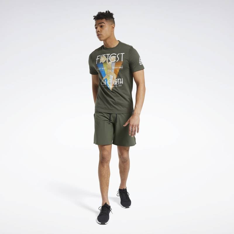 Man T-Shirt Reebok CrossFit Fittest On Earth Tee - FS7656