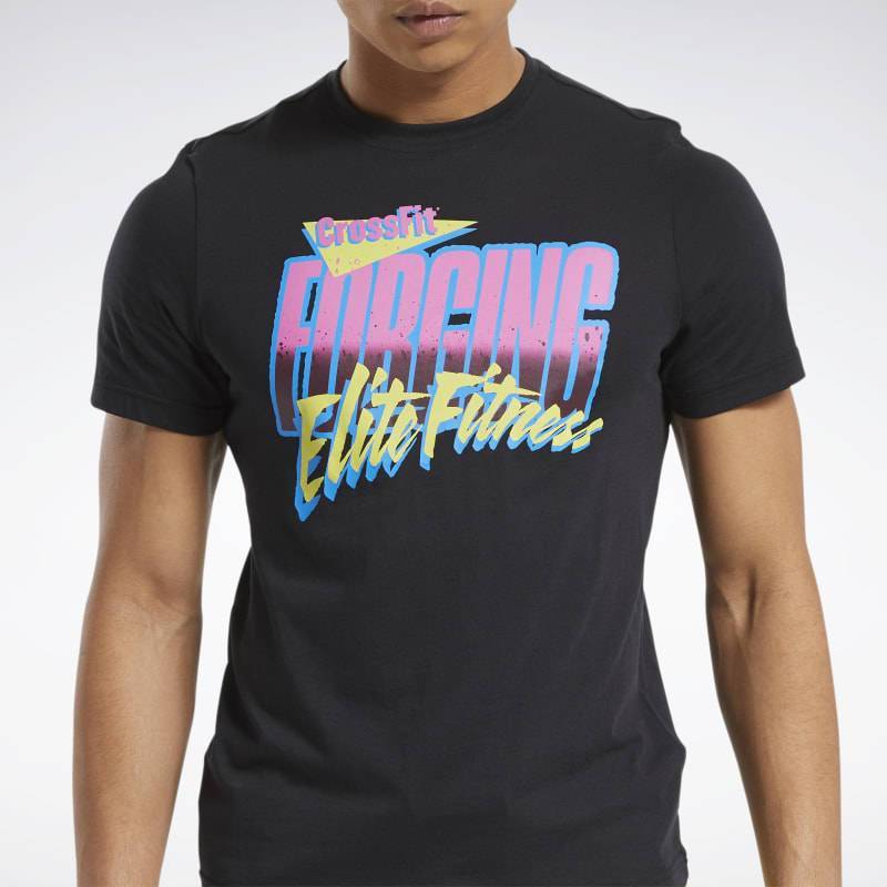 Pánské tričko Reebok CrossFit 90s Cali Tee - FU1866