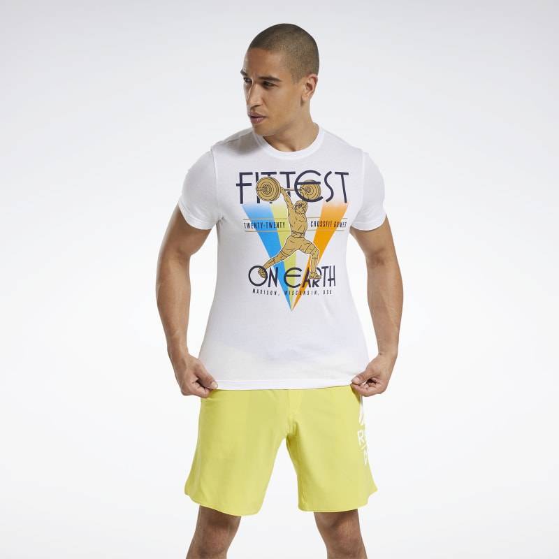 Herren T-Shirt Reebok CrossFit Fittest On Earth Tee - FU1868
