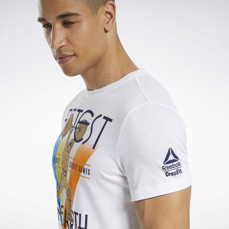 Herren T-Shirt Reebok CrossFit Fittest On Earth Tee - FU1868
