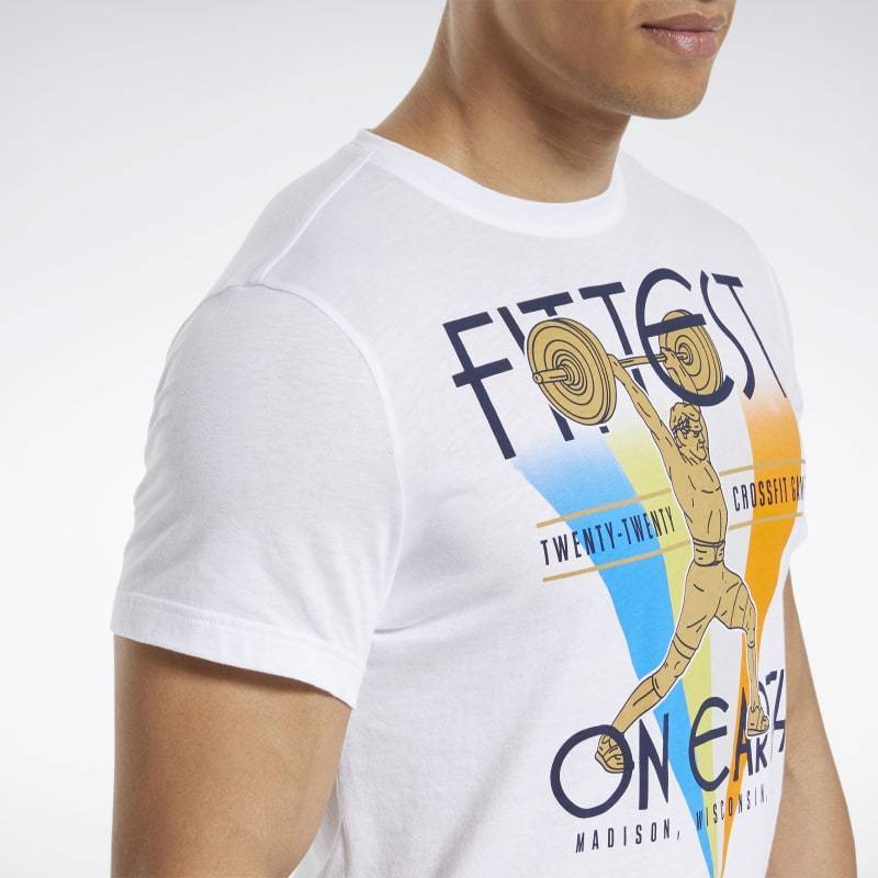 Pánské tričko Reebok CrossFit Fittest On Earth Tee - FU1868