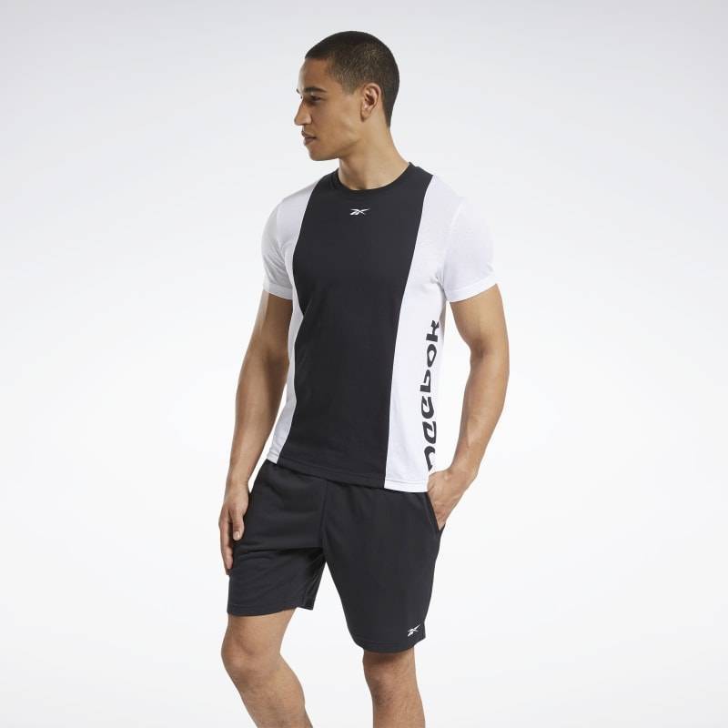 Pánské tričko TE LL SS BLOCKED TEE - FU3122