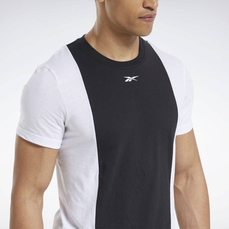 Pánské tričko TE LL SS BLOCKED TEE - FU3122