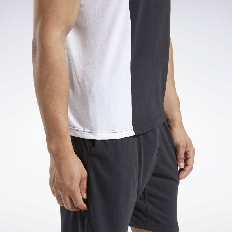 Pánské tričko TE LL SS BLOCKED TEE - FU3122