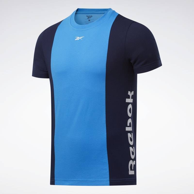 Pánské tričko TE LL SS BLOCKED TEE - FU3113