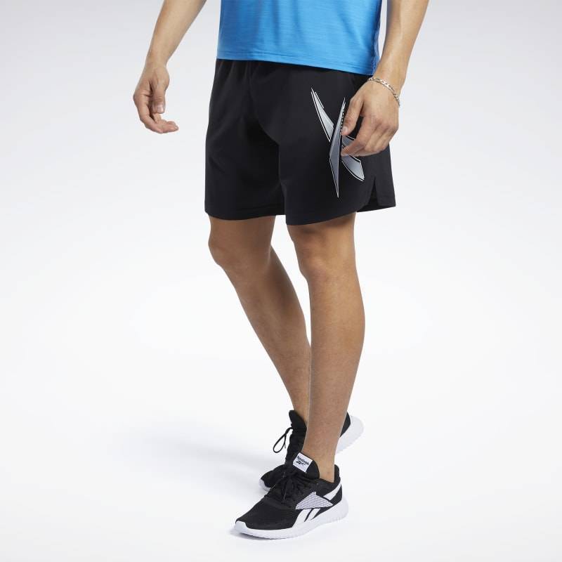 Pánské šortky Workout WOVEN GRAPHIC SHORT - FU3355