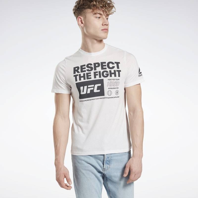 Man T-Shirt UFC FG TEXT TEE - FU1292