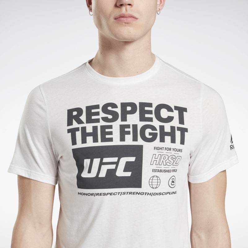 Man T-Shirt UFC FG TEXT TEE - FU1292