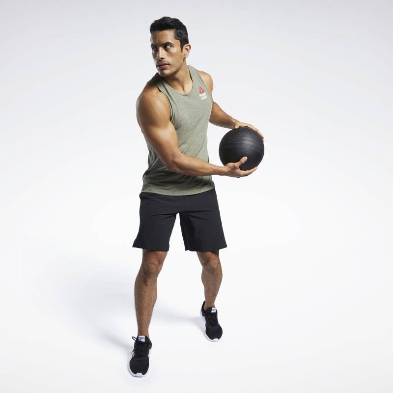 Pánské tílko Reebok CrossFit AC + Cotton Tank Games - FU1719