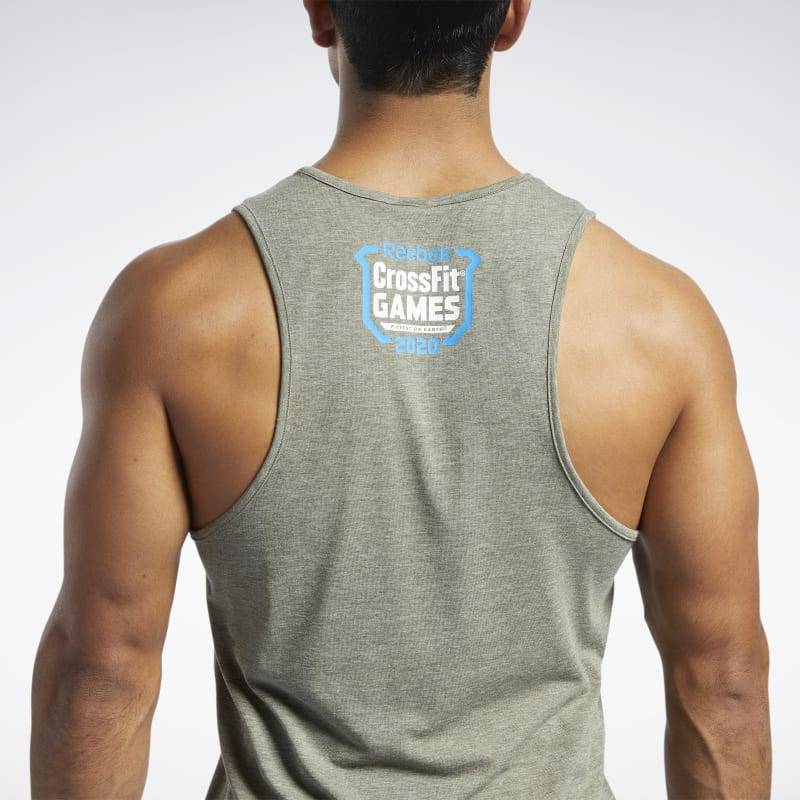Pánské tílko Reebok CrossFit AC + Cotton Tank Games - FU1719