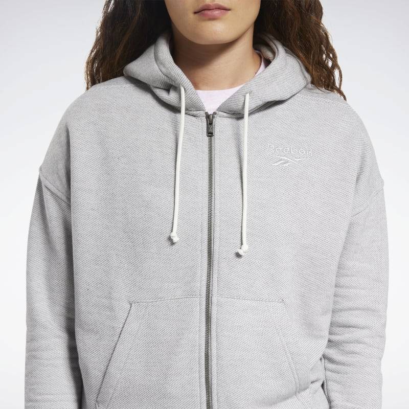 Dámská mikina TE Textured Logo FullZip - FT0889