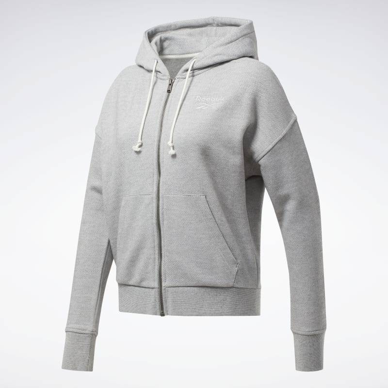 Dámská mikina TE Textured Logo FullZip - FT0889
